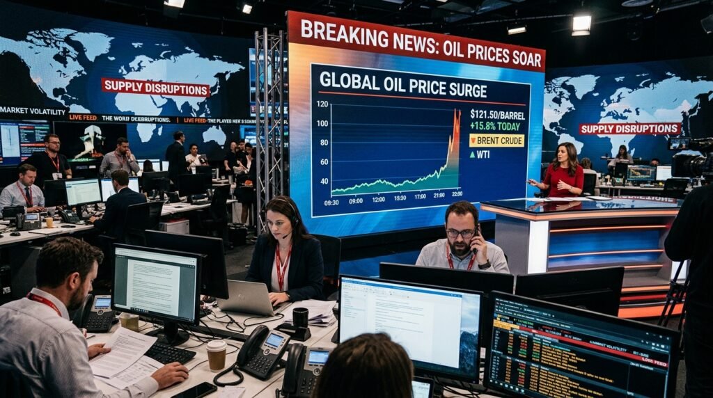 Breaking News Oil Price Surge Global Markets