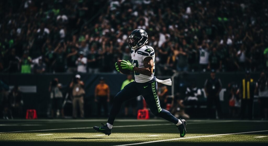 Kenneth Walker III running back NFL action play as Chiefs rumors trend in league news